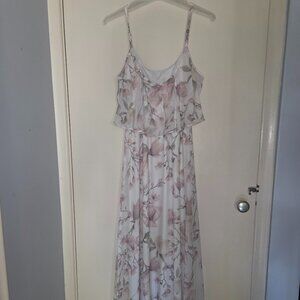 Floral patterned maxi dress